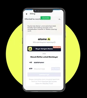 <p class="p1">Anda akan diarahkan untuk login ke Aplikasi Atome jika sudah memiliki Aplikasi atau download aplikasi Atome terlebih dahulu jika belum</p>