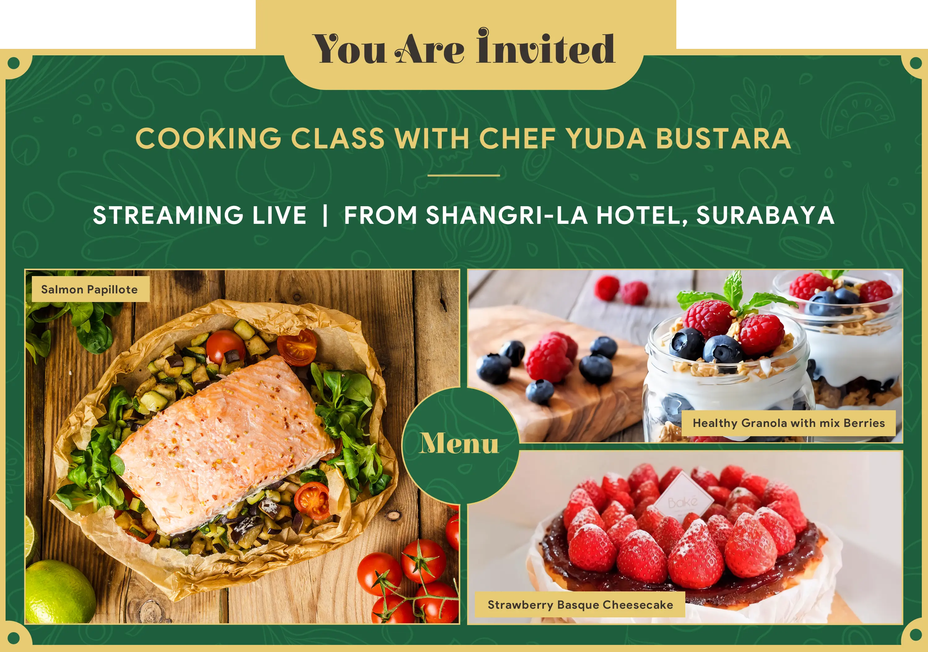 Healthy Holiday Food Recipes: Cooking Class bersama Chef Yuda Bustara