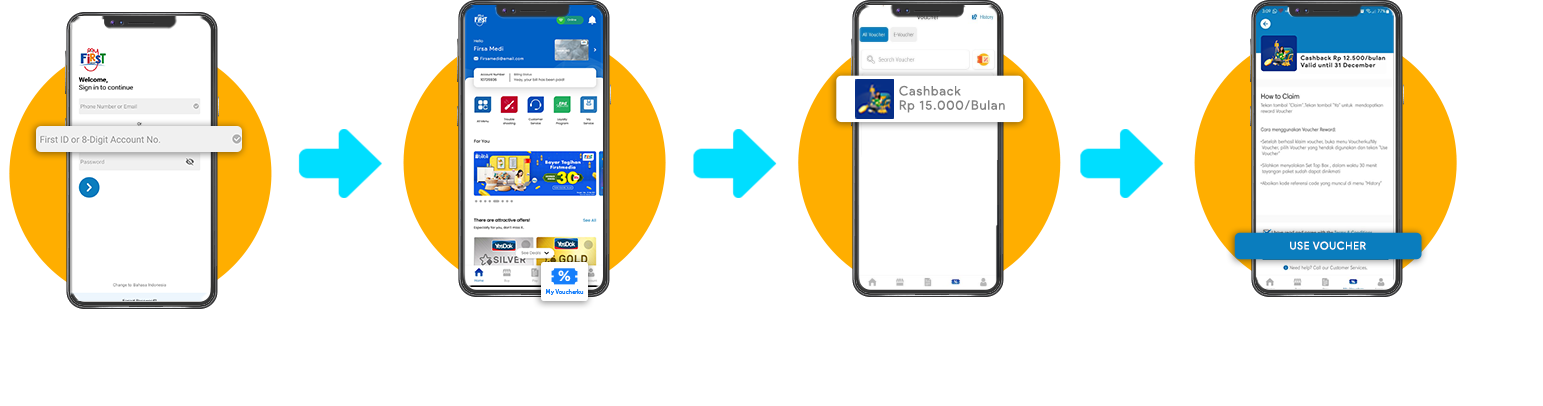 cara redeem voucher cashback di aplikasi my firstmedia