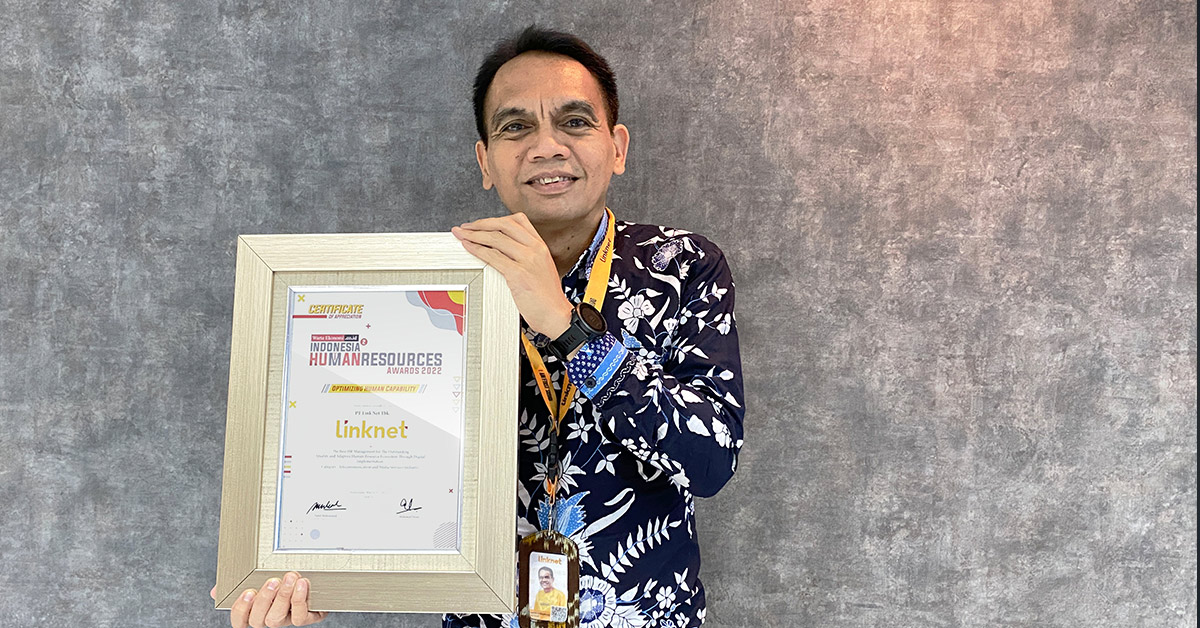 Link Net raih Indonesia Human Resources Awards 2022