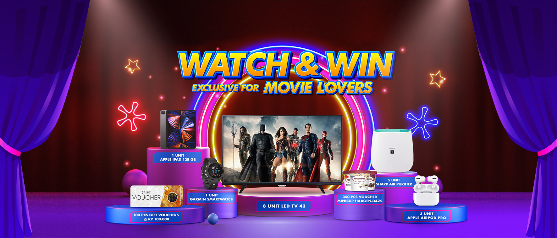 Watch & Win Exclusive for MOVIE LOVERS