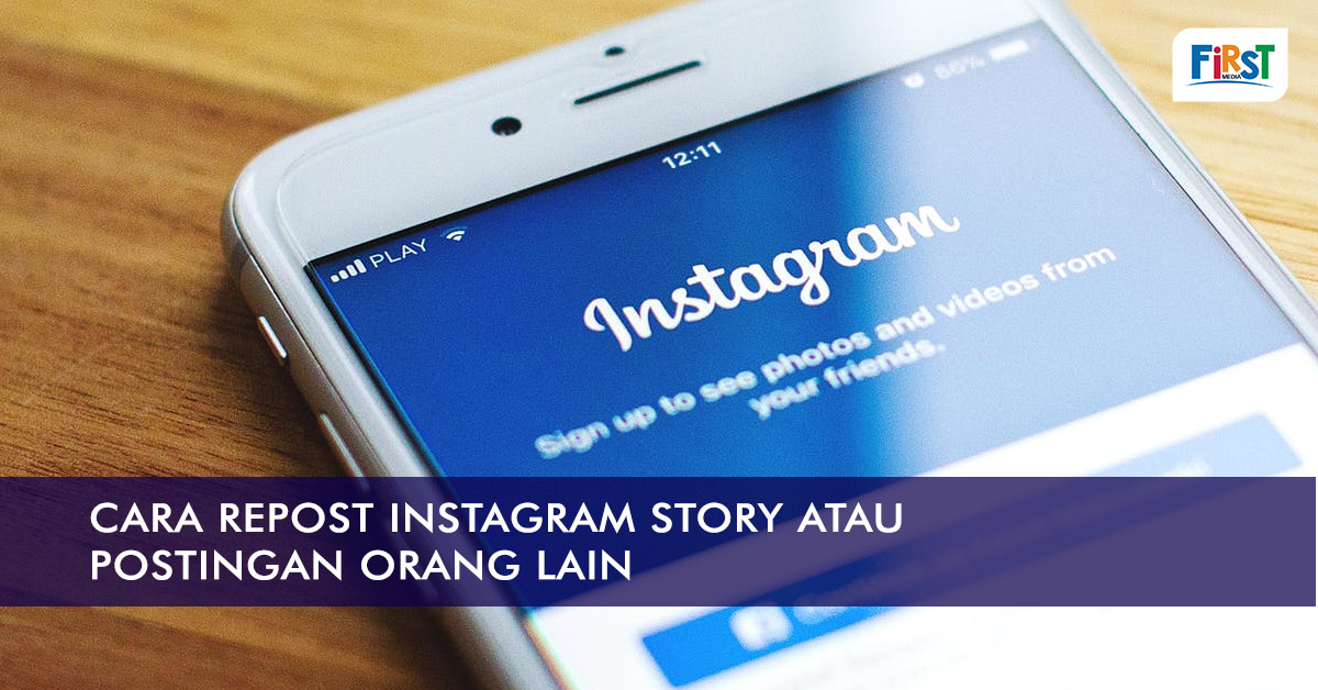 Cara Repost Instagram Story atau Postingan Orang Lain