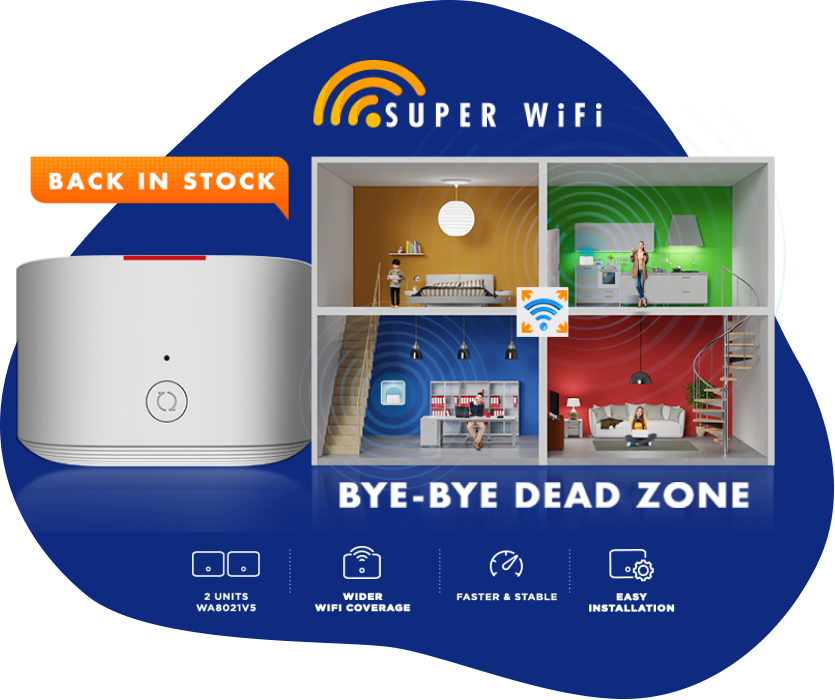 Super Wifi Huawei, The Shift to Agile Connectivity at Your Comfort Zone!